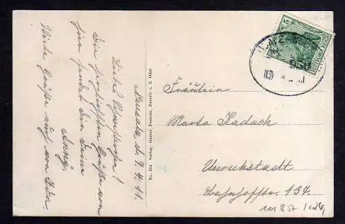 101857 AK Nowa Sol Neusalz an der Oder Breslauerstrasse 1911