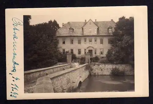 101570 Ansichtskarte Ostramondra Fotokarte Schloss Adel 1943 von Krosigk