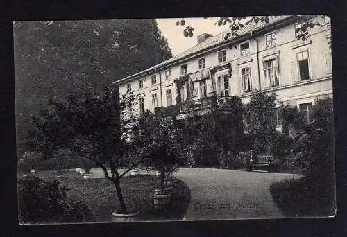 101573 Ansichtskarte Waake Kr. Göttingen Schloß 1909 Adel