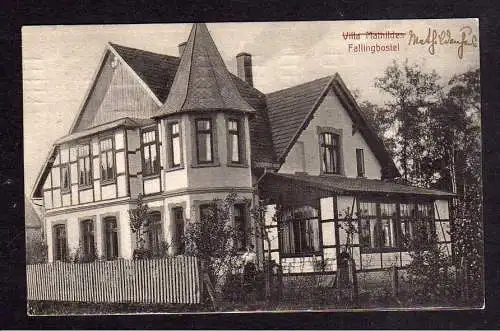 101884 Ansichtskarte Fallingbostel Villa Mathildes1911 Mathildenhaus