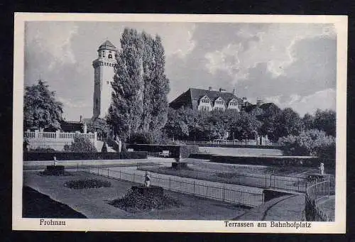 100891 Ansichtskarte Berlin Frohnau Terassen am Bahnhofsplatz um 1920