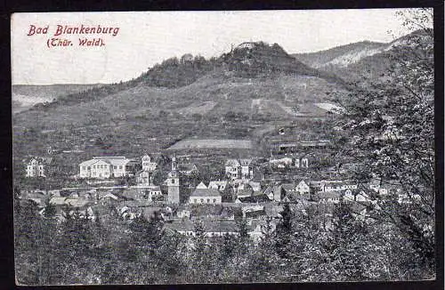 50032 AK Bad Blankenburg Thüringer Wald 1922