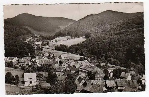 50138 AK Sieber im Harz Herzberg  Gebirgsluftkurort Blick v. Bock um 1960