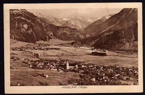 47033 Ansichtskarte Bad Hindelang Allgäu ca. 1926