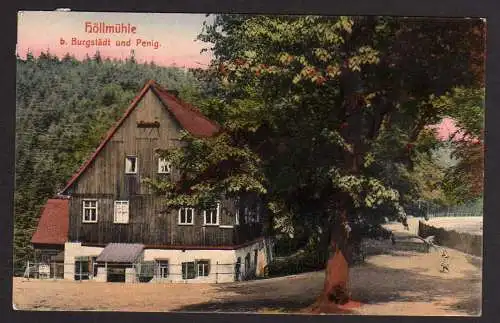 45963 AK Höllmühle b. Burgstädt und Penig 1911