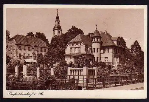 46182 AK Großröhrsdorf Sa. Villa Villen Kirche Bäckerei