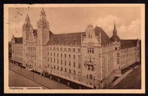 46137 AK Magdeburg Justizpalast 1912