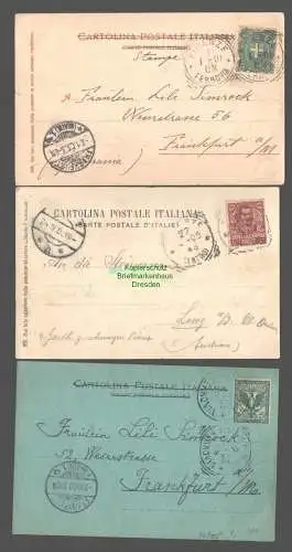 44805 3 AK Italien Firenze Florenz Lung` Arno Nuovo 1901 Ponte vecchio Brücke