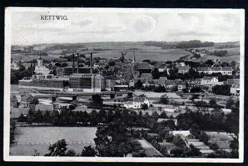 44003 AK Essen Kettwig Panorama 1917