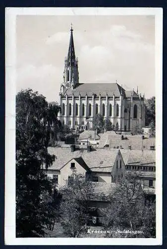 44177 AK Kratzau Sudetengau 1941 Kirche