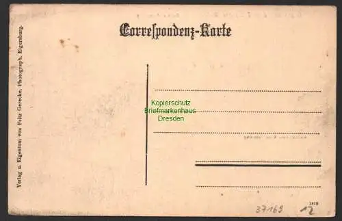 37169 AK Gera u. Arlesberg Thüringer Wald Geschäftshaus um 1910