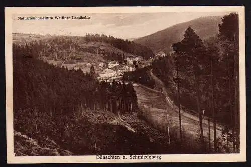 37037 AK Dönschten Schmiedeberg Wettiner Landheim 1930