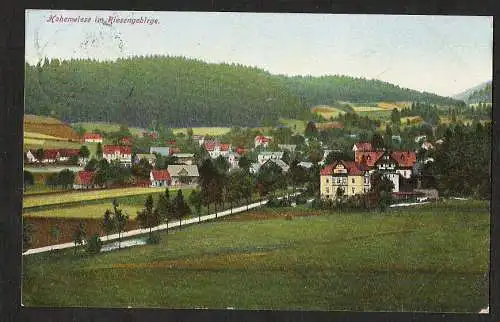 27785 Ansichtskarte Hohenwiese Riesengebirge 1911