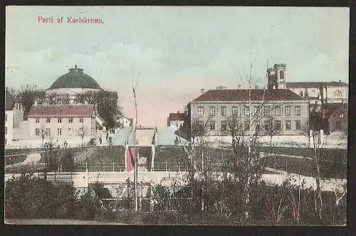 25428 Ansichtskarte Karlskrona 1912, gelaufen 1912