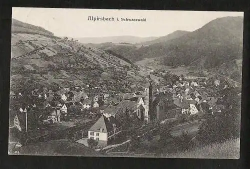 20394 Ansichtskarte Alpirsbach im Schwarzwald 1919 Verlag Theodor Bessler   Nr 349