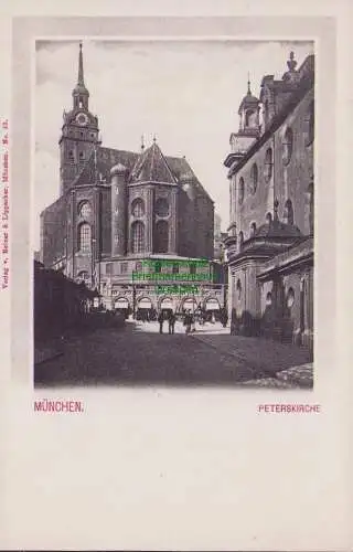 170470 AK München um 1905 Peterskirche