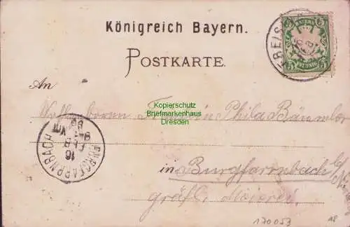 170053 AK Freising 1899 Studentika Einigkeit macht stark Agronomia sei´s Panier