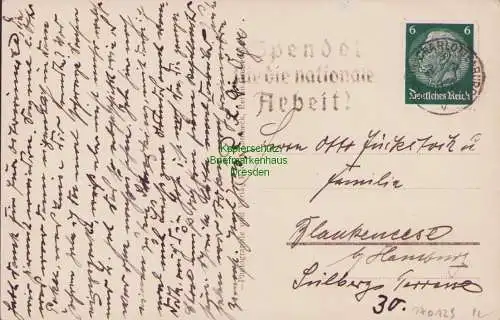 170129 AK Bad Freienwalde (Oder) 1935 Fotokarte Blick vom Aussichtsturm  Odertal