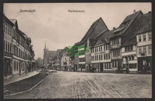 155338 AK Duderstadt 1909 Marktstrasse Hotel zum Löwen