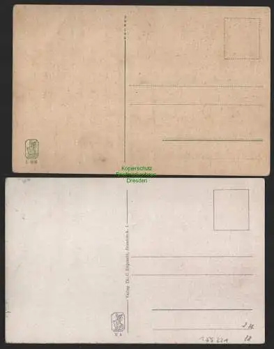 155221 2 AK Dresden Friedrichstadt Stadtkrankenhaus Kapelle um 1930 Garten
