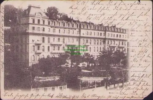 154836 AK Nizza Hotel de Nice 1903