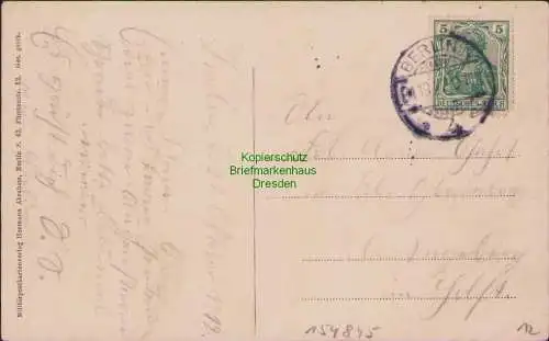 154845 AK Berlin 1912 Kaserne des Garde-Füs.-Regt. Chausseestraße