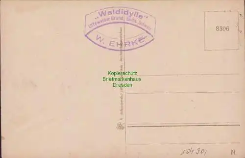 154901 AK Restaurant im Uttewalder Grund Waldidylle Sächs. Schweiz um 1920