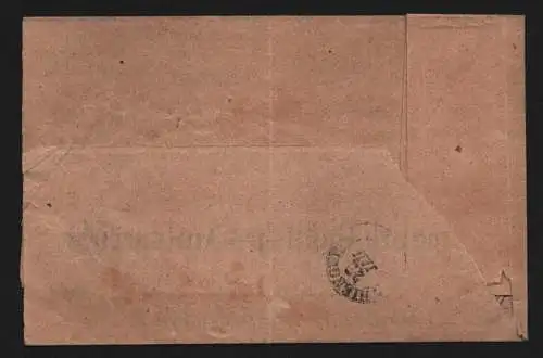 B11729 Brief Baden 9 Jestetten 1862 bedingter Zahlungsbefehl