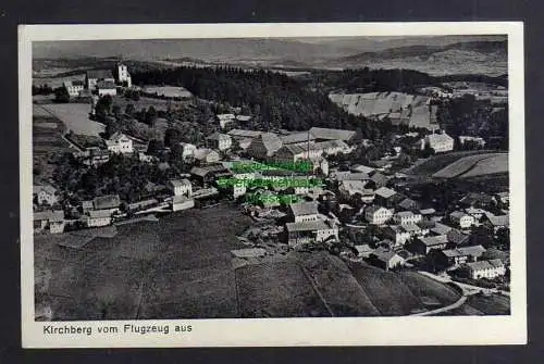 131094 Ansichtskarte Kirchberg über Regen 1942 Luftbild Fliegeraufnahme