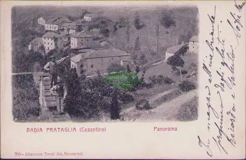 165468 AK BADIA PRATAGLIA Casentino 788 Alterocca Terni Baroncini Panorama 1903