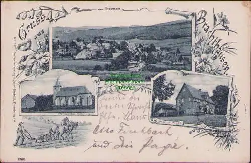 161725 AK Brachthausen Kirchhundem Kreis Olpe 1901 Gasthof Pfarrkirche Kohlhagen