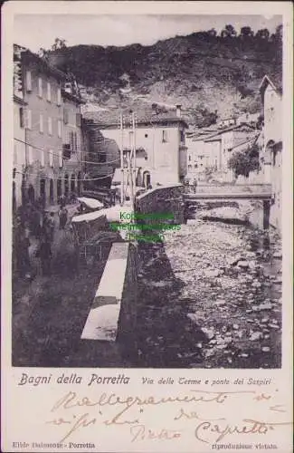 165467 AK Bagni della Porretta Via delle Terme ponte dei Sospiri Elide Dalmonte