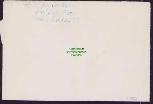 B-17880 Brief DDR 1964 Portobetrug Olympia Eishockey Spendenmarke unbeanstandet