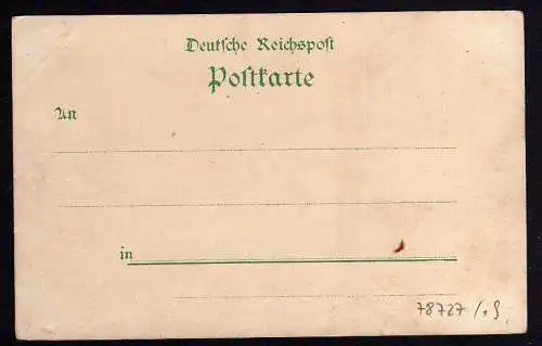 78727 AK Krefeld Crefeld Litho 1900 Postamt Ständhaus Webeschule