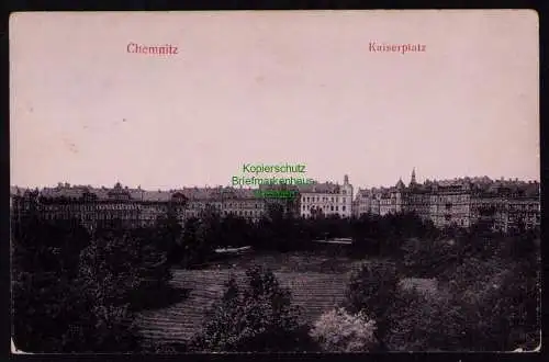 172146 AK Chemnitz 1911 Kaiserplatz