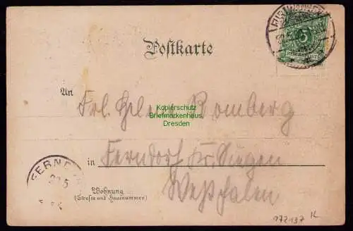 172137 AK Triberg Mondscheinlitho 1899