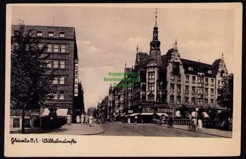 172135 AK Gleiwitz O.S. um 1935 Wilhelmstraße