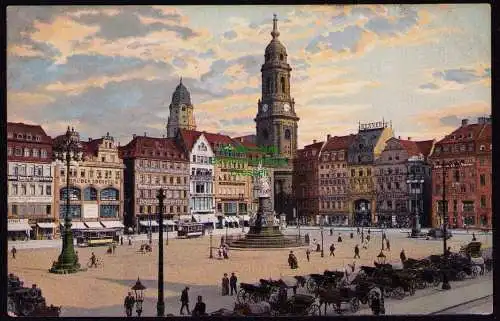 172132 AK Dresden Altmarkt um 1920