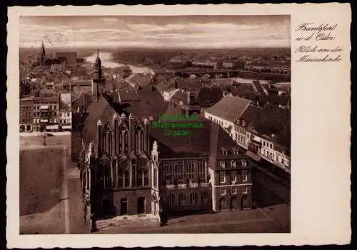 172104 AK Frankfurt Oder 1934 Blick von der Marienkirche