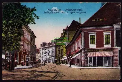 172072 AK Hermannstadt Nagyszeben Rumänien Heltauergasse 1921