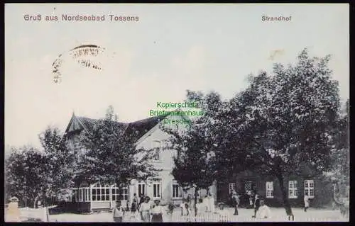 172053 AK Nordseebad Tossens Butjadingen 1919 Gasthaus Strandhof