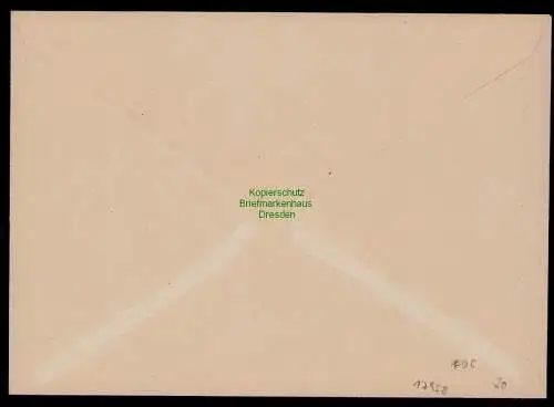 B17958 Brief DR Deutsches Reich 698 FDC 70 Jahre Deutsches Derby Hamburg 1939