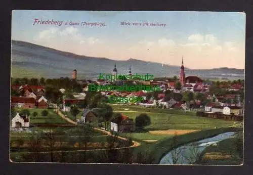 121427 Ansichtskarte Friedeberg am Queis Isergebirge Mirsk um 1920