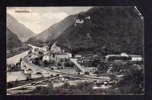 103407 Ansichtskarte Steinbrück Zidani Most Untersteiermark Slowenien 1911