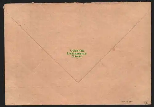 B10601 Brief DDR Propaganda DSF Es lebe die Deutsch Sowjetische Freundschaft