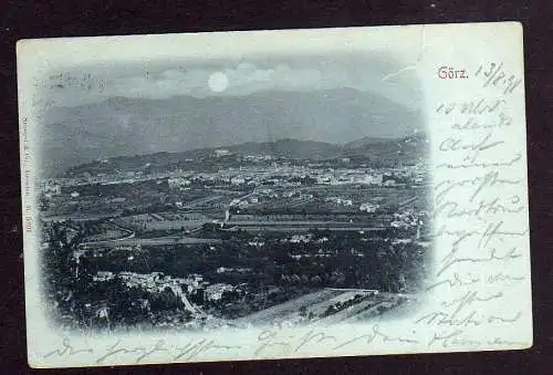 94749 AK Görz Gorizia 1898 Panorama Mondscheinkarte