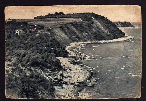 94702 Ansichtskarte Ostpreußen Steilküste Wachbudenberg bei Klein Kuhren