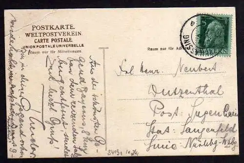 84191 AK Saaldorf Surheim 1911 Gemischtwarenhandlung Hedwig Mandl