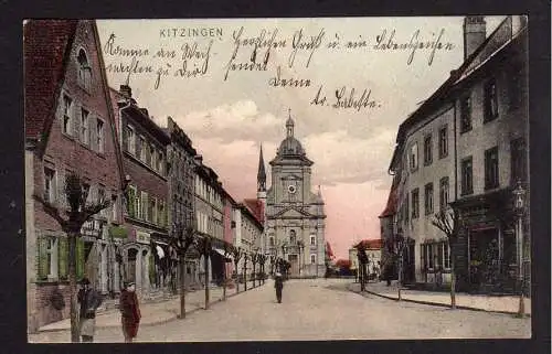 84181 AK Kitzingen 1905 Straßenansicht