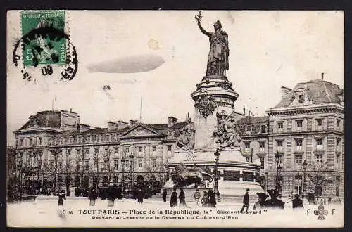 68256 AK Tout Paris Place d l Republique C. Bayard 1909